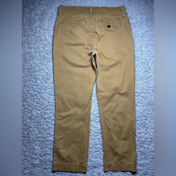 American Eagle Pants Mens 30 x 30 Original Straight Khaki Business Casual Office - Picture 4 of 4